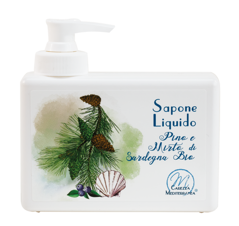 Flüssigseife mit Bio Kiefer und Sardinische Myrte 250ml