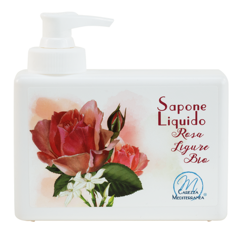 Flüssigseife mit Bio Ligurische Rose 250ml