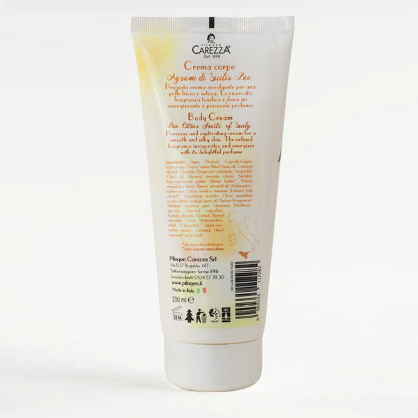 Körpercreme mit Bio Zitrusfrüchte Siziliens 200ml