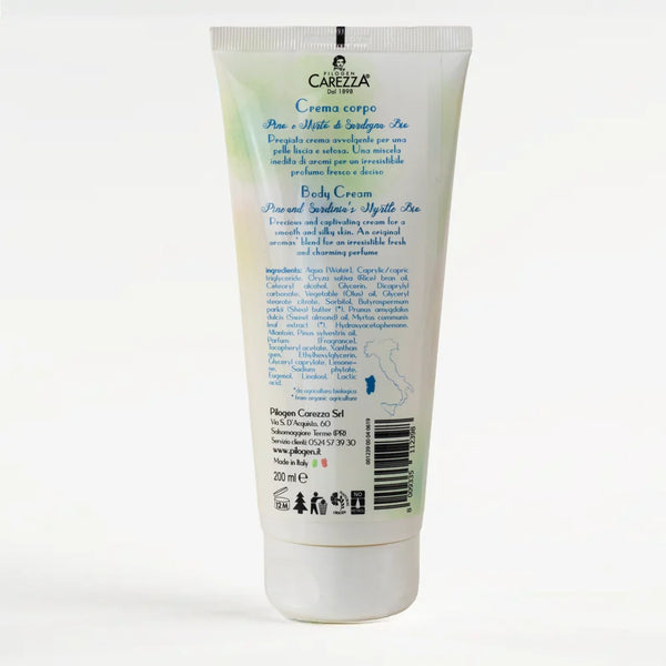 Körpercreme mit Bio Kiefer und Sardinische Myrte 200ml