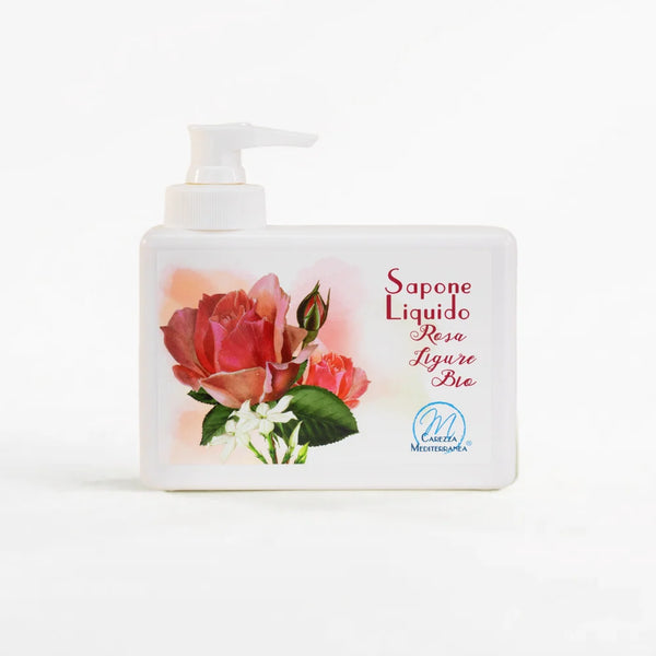 Flüssigseife mit Bio Ligurische Rose 250ml