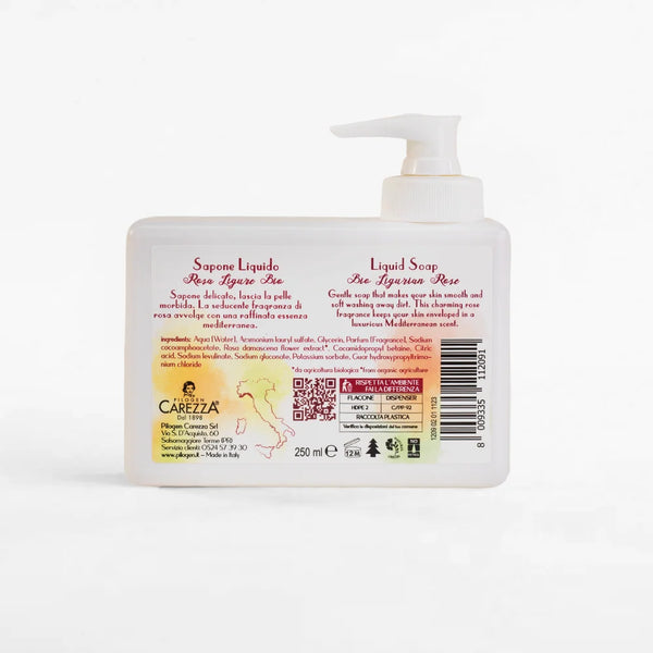 Flüssigseife mit Bio Ligurische Rose 250ml