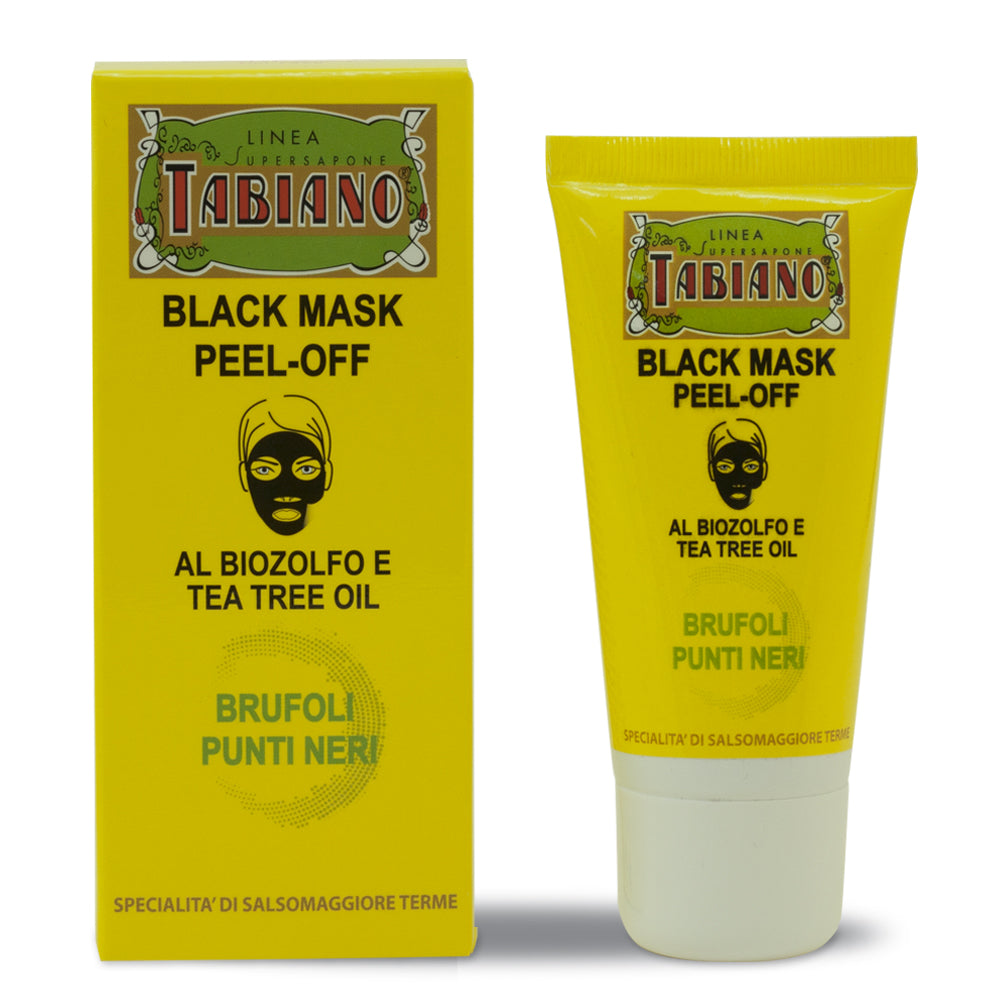 Schwarze Gesichtsmaske Peel-Off mit Bio Schwefel und Teebaumöl 50ml